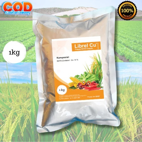 Pupuk Mikro Librel Cu (Copper EDTA) 14% - 1 Kg