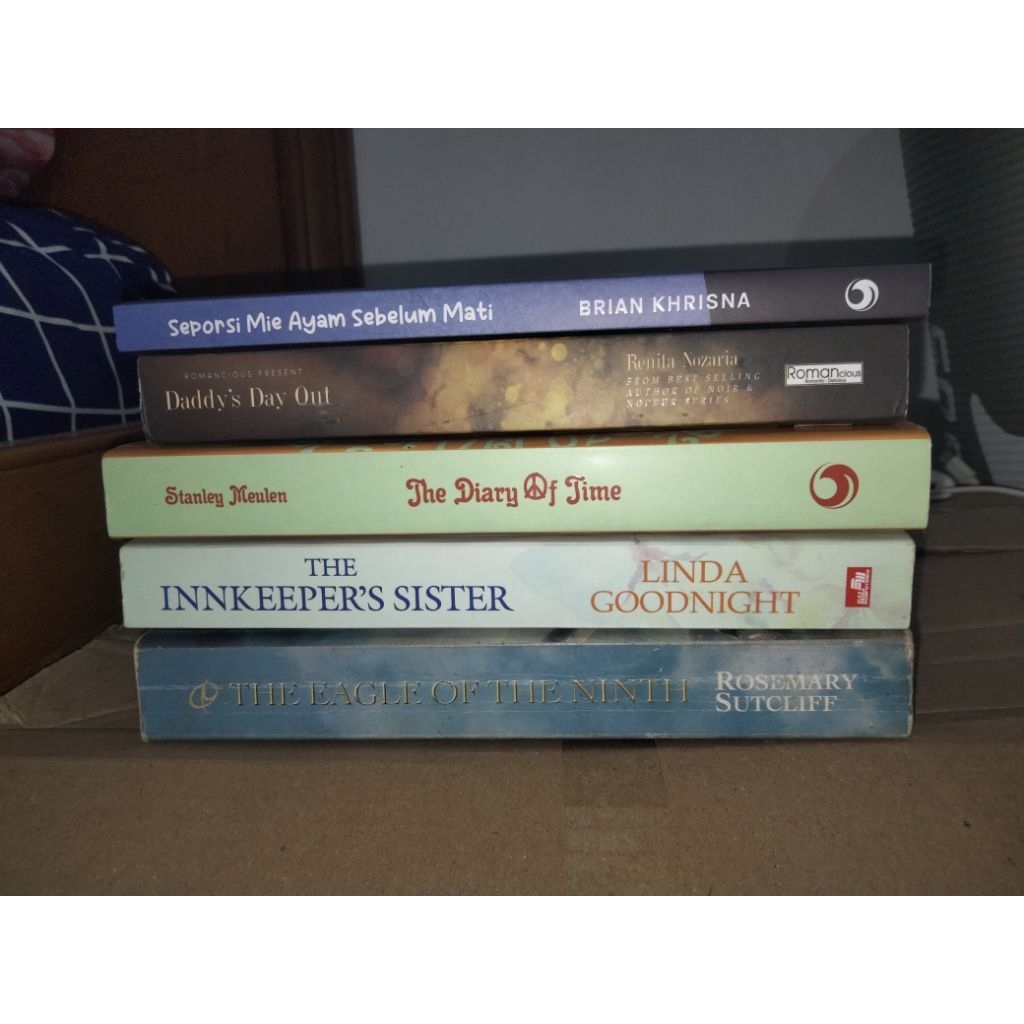 [PRELOVED] ORIGINAL Novel Seporsi Mie Ayam, Daddy's Day Out, The Innkeeper's sister, The diary of ti