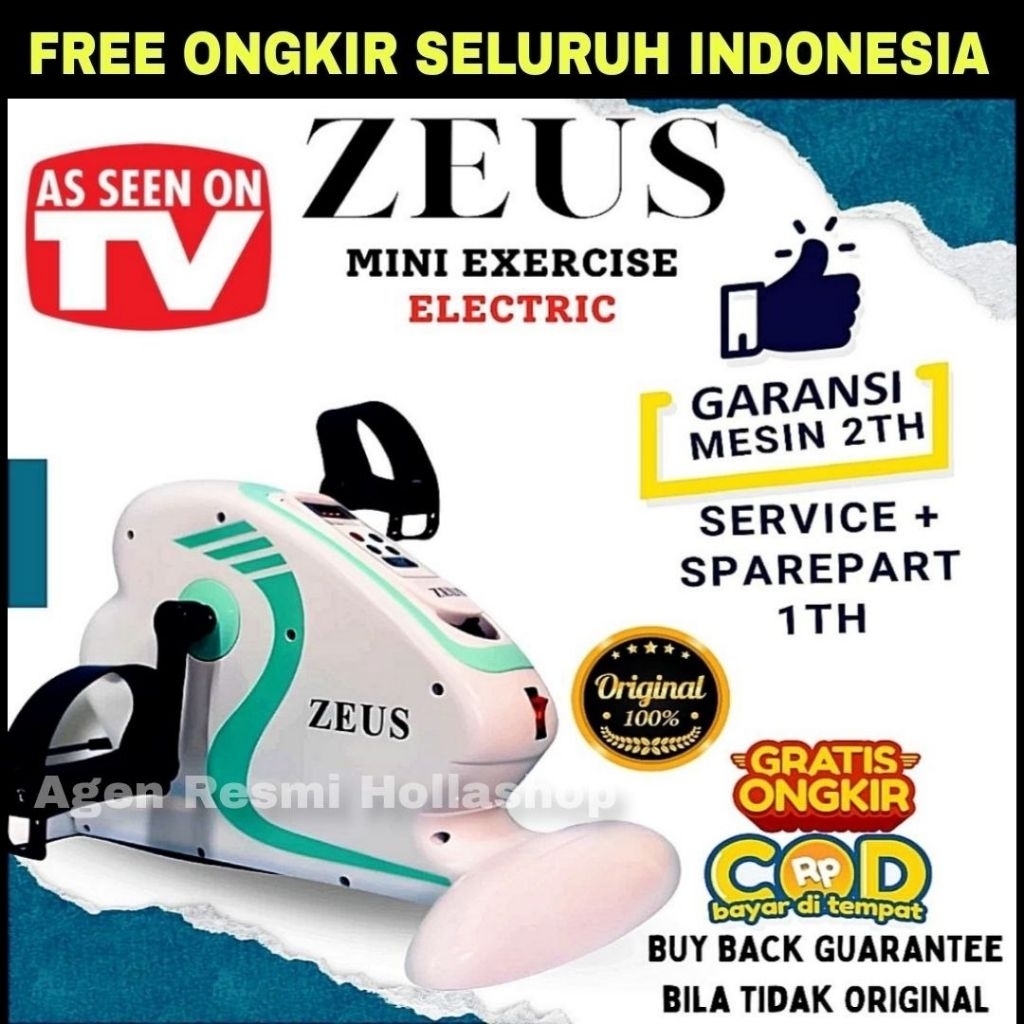 TERLARIS DI SHOPEE - ZEUS SPORT - MINI STATIC BIKE - ZEUS MINI EXCERCISE -  Dijamin RESMI dan ORIGIN