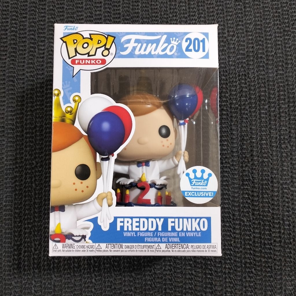 Funko Pop Funko: Freddy Funko In Birthday Cake With Balloons #201 (Funko Shop Exclusive)