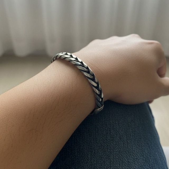 Gelang Anyam Kepang Papua | Monel Premium Unisex