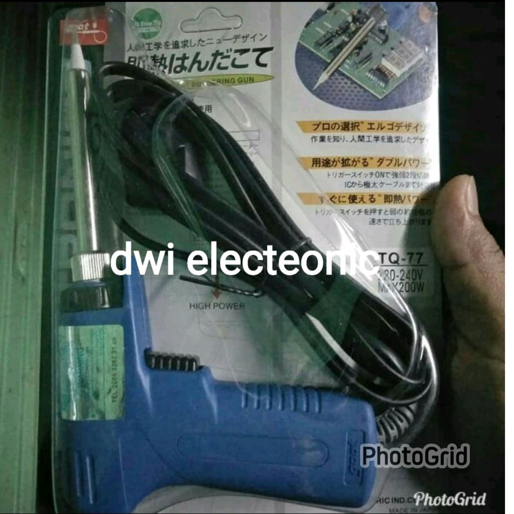 Solder Tembak Goot Dexlem TQ77 TQ 77 max 200w