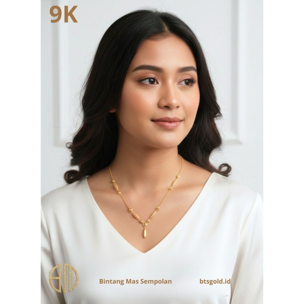 Kalung Milano Variasi Dubai Emas Asli