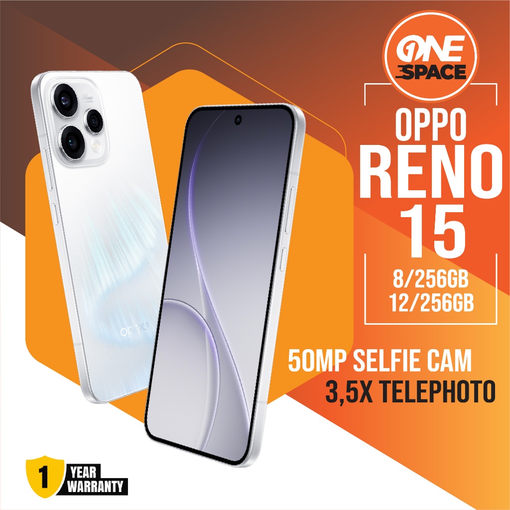 OPPO RENO 15 5G 8/256 12/256 GB Reno15 HP Smartphone Android 8GB 12GB 256GB