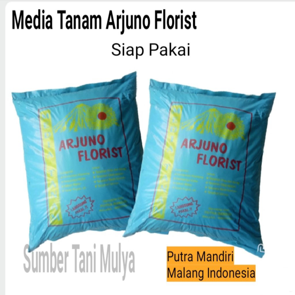 Media Tanam Arjuno Florist dapat langsung dipakai untuk menanam, juga dipakai sebagai pupuk organik 