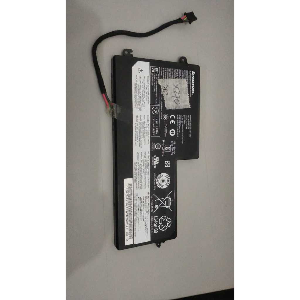 Baterai Internal Lenovo Thinkpad X270