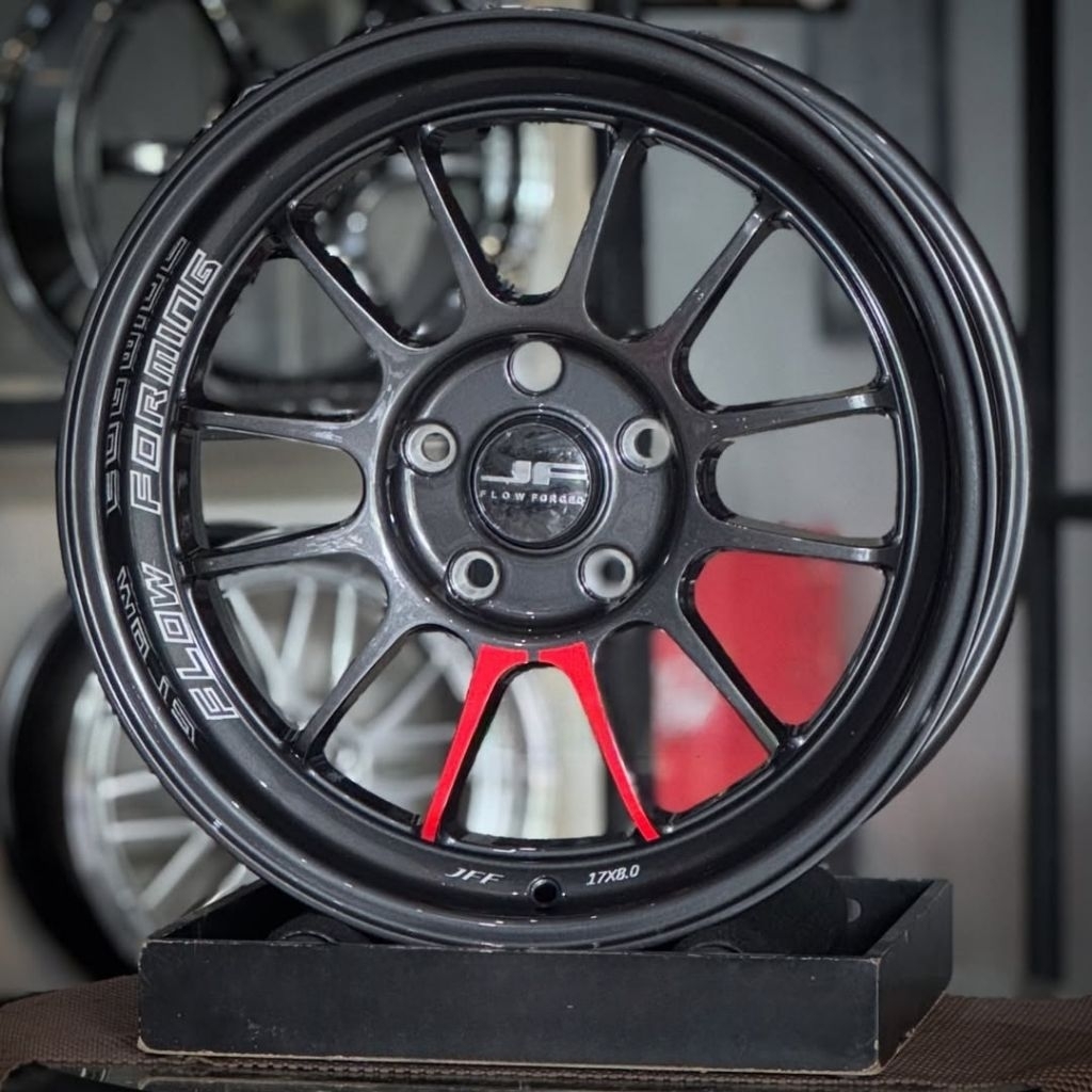 velg racing ring 17 lebar 8 JF BUZZ FLOW FORMING VENOM 5 velg mobil r17 Innova reborn Civic terios V