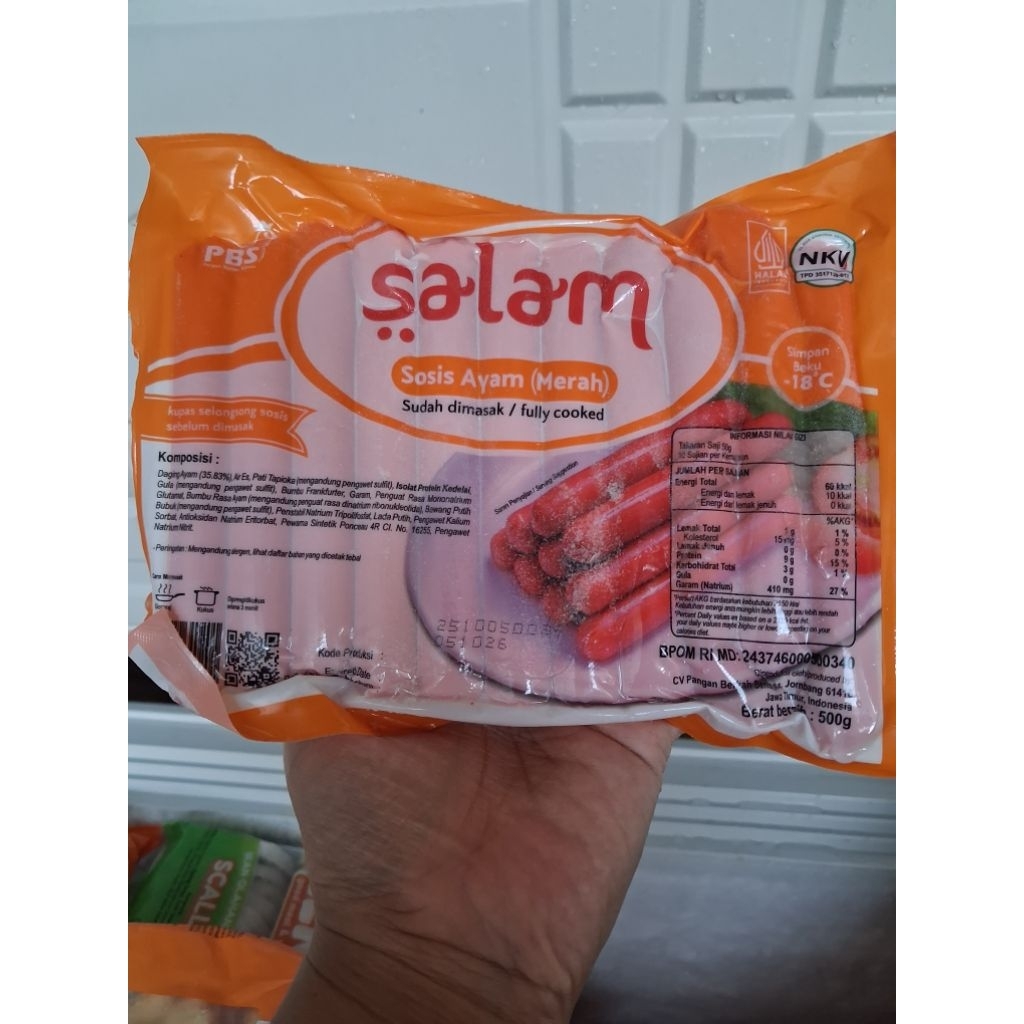 Salam Sosis Ayam Merah