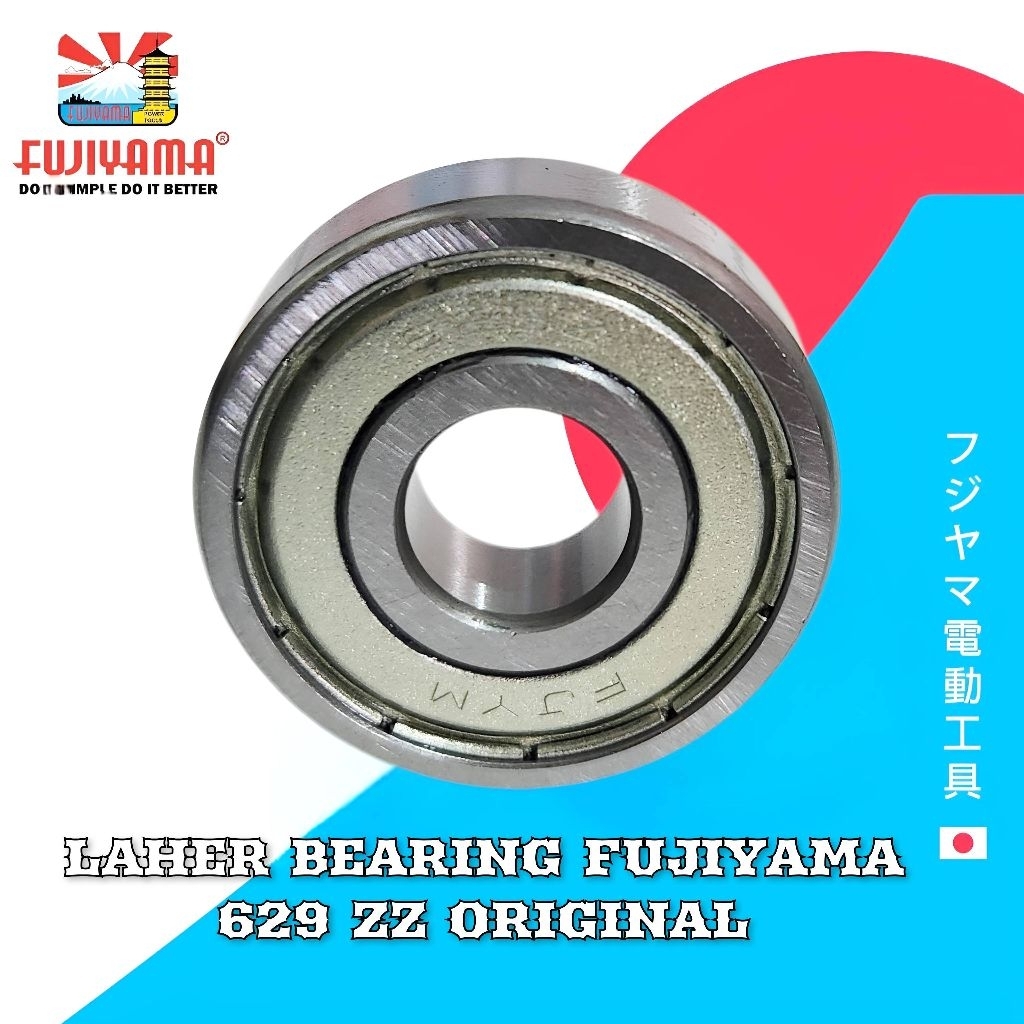 LAHER BEARING FUJIYAMA 629 ZZ ORIGINAL / LAKER 629ZZ ORI / BEARING 629 ZZ FUJIYAMA BISA COD