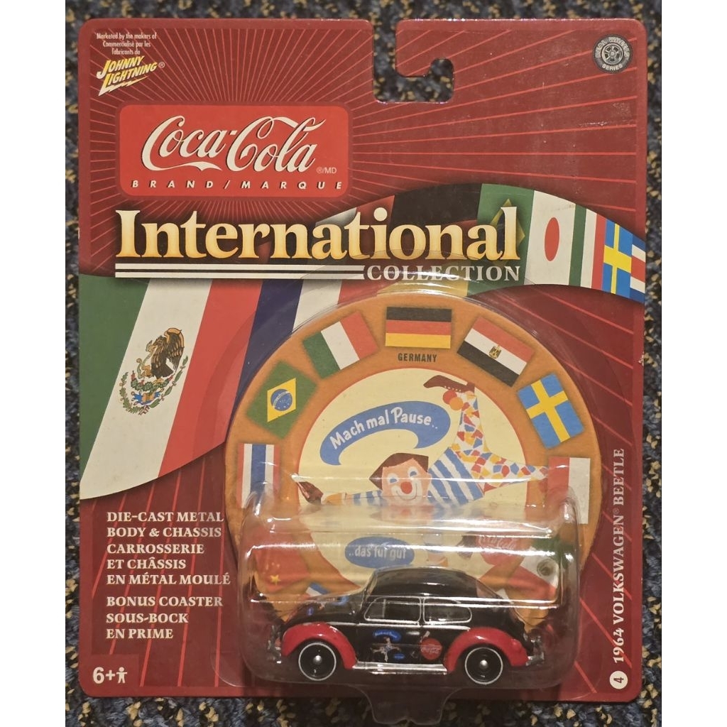 Johnny Lightning 1964 VW Beetle Coca Cola