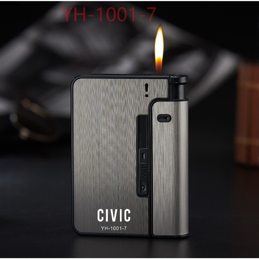 korek api lilin+wadah rkk Cigarette Case with Lighter Slot YH-1001-7