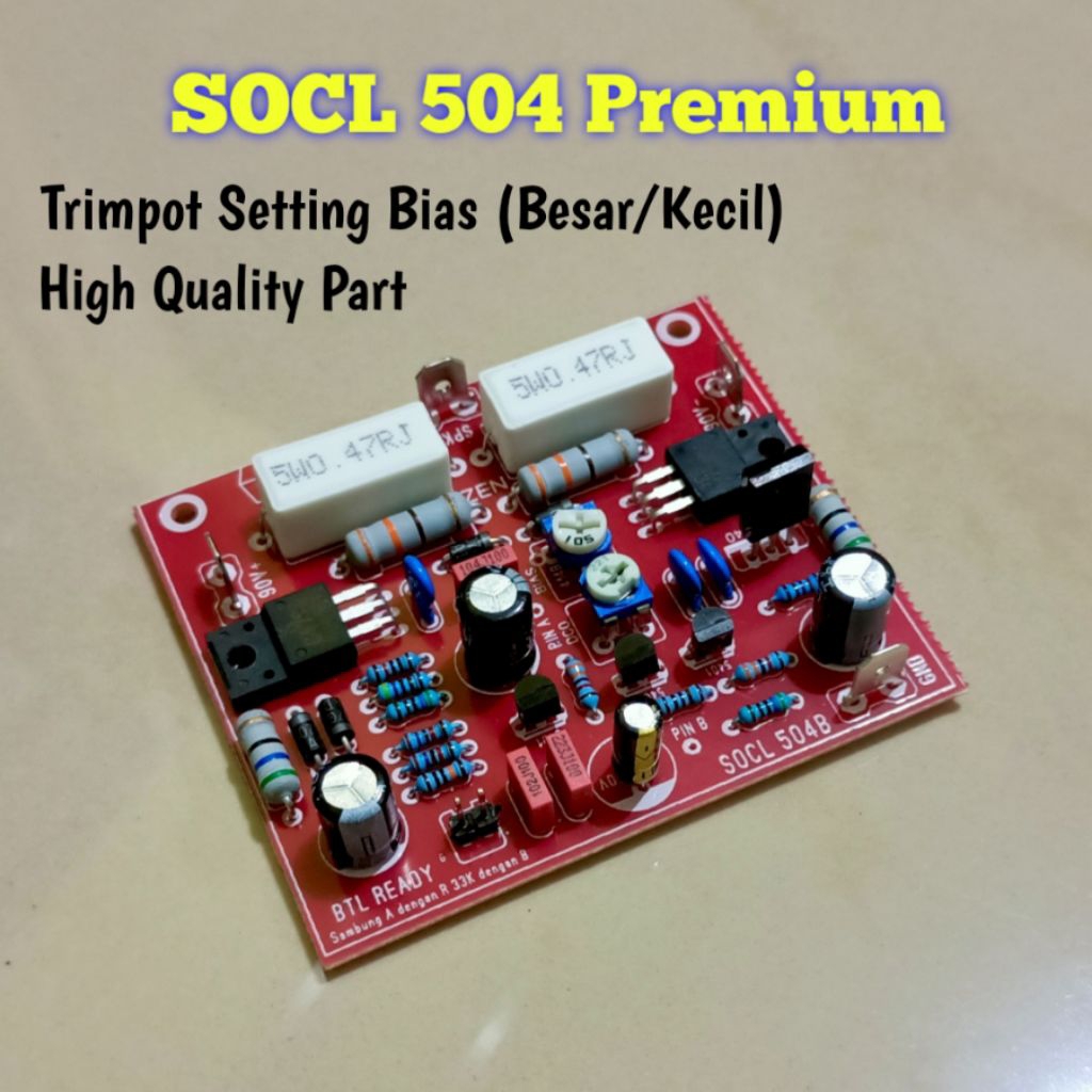 Kit SOCL 504 Premium Modif Bias Adjust SOCL504