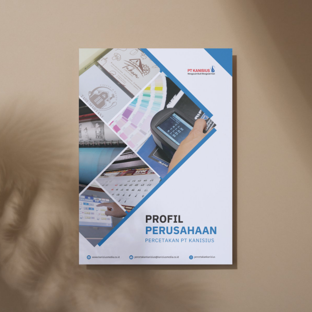 CETAK BUKU COMPANY PROFILE JAHIT KAWAT | UKURAN A4, A5, B5 | COVER LAMINASI