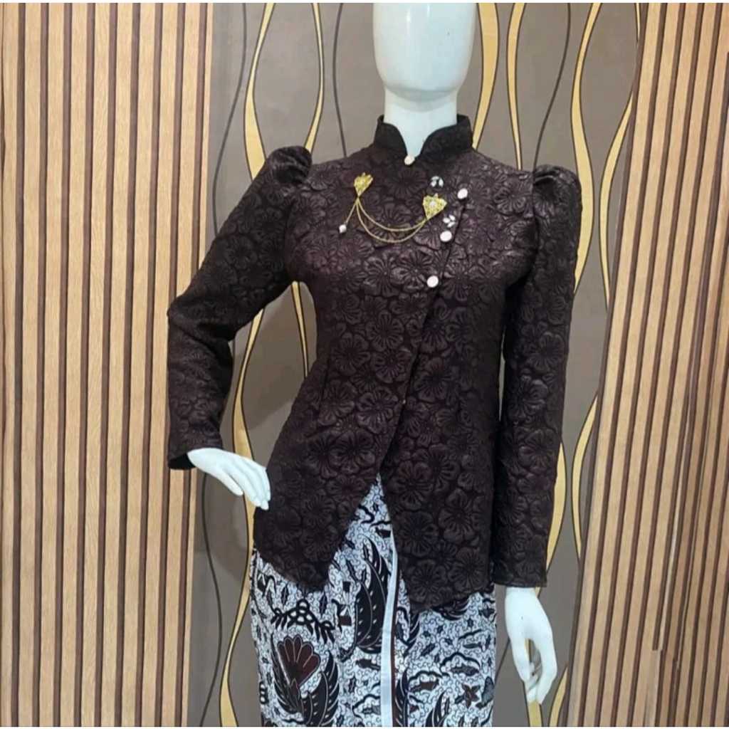Terbaru Set Kebaya Janggan Rok Batik Modern Kebaya Kondangan Outfit Wisuda Lamaran Tunangan Kekinian