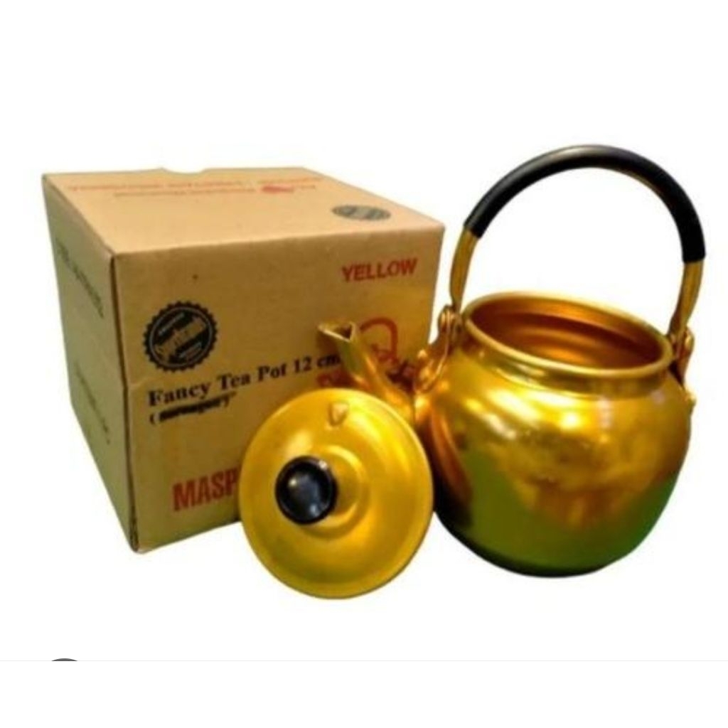 Teko emas maspion 12 cm / 1 ltr / persia tea pot tanpa saringan