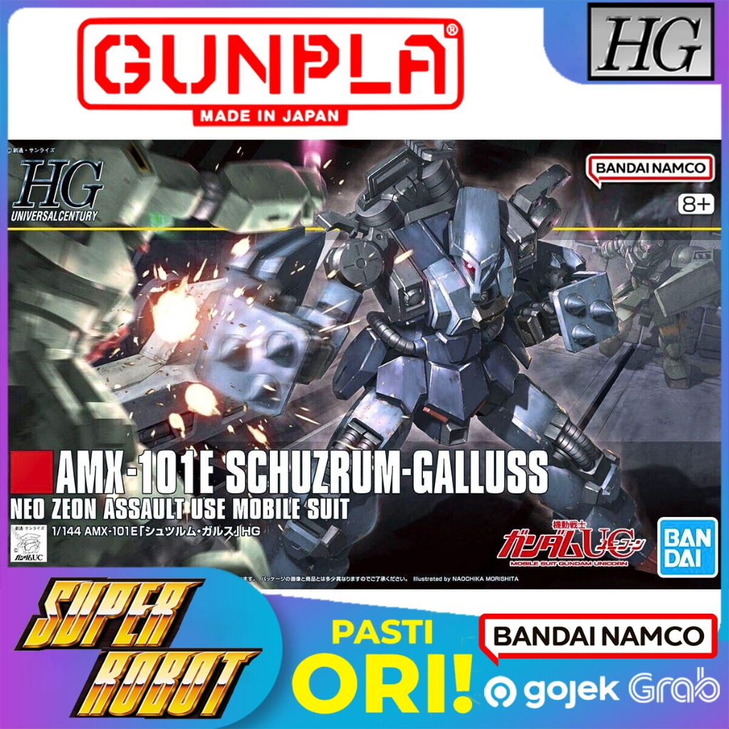 BANDAI HG AMX-101E Schuzrum Galluss - HGUC