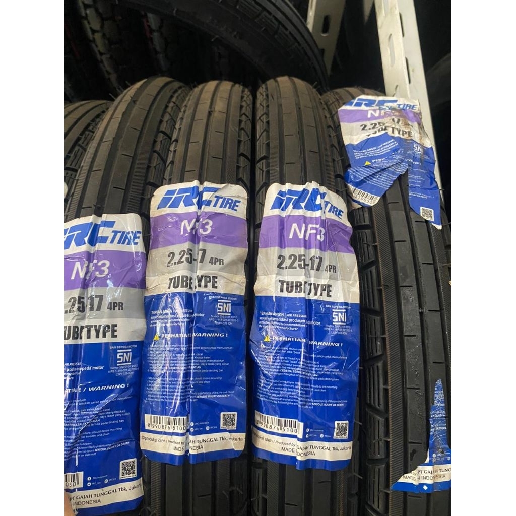 IRC- Ban Luar TubeType (TT) 225-17 Ring 17 NF3 IRC