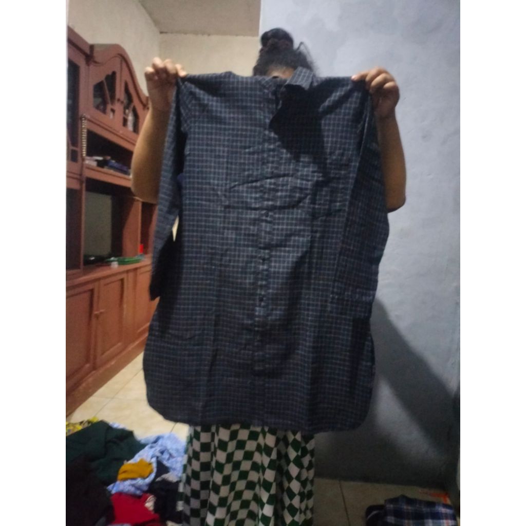 Tunik wanita kotak panjang