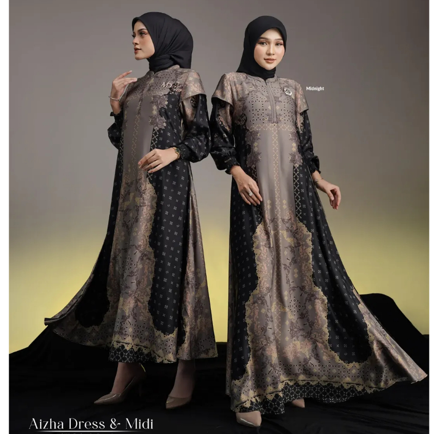 NADHEERA LUXURY Gamis Wanita Terbaru - ORIGINAL