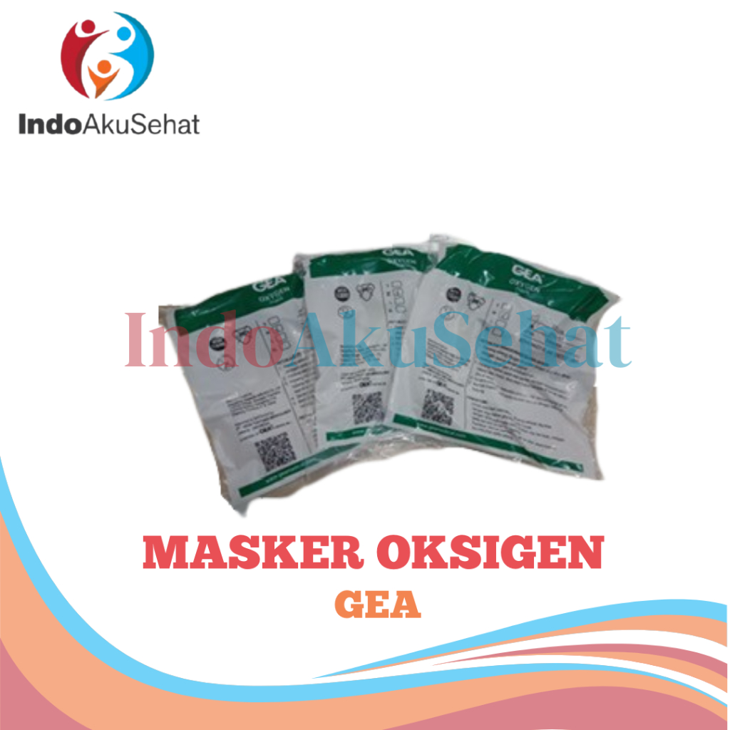 MASKER OKSIGEN GEA OXYGEN MASK SELANG MASKER OKSIGEN