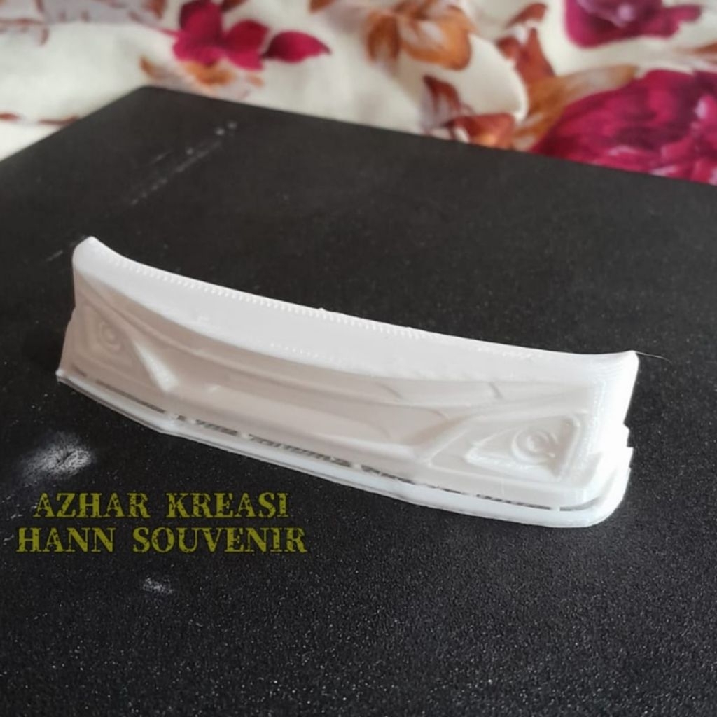 bemper miniatur truk plastik model m18