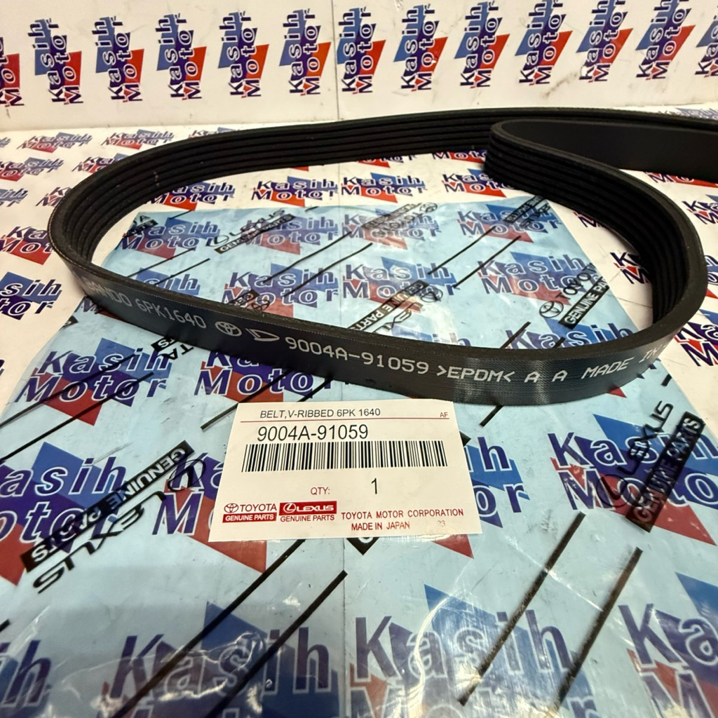 FAN BELT TALI KIPAS VAN BELT 6PK 1640 6PK1640 VELOS 1.5 AVANZA 1.5 RUSH TERIOS JAPAN
