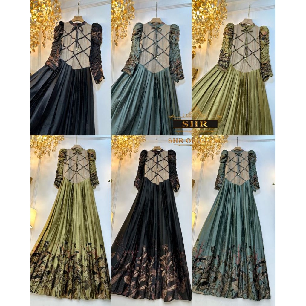 "NEW SHR ORI" READY MAXI DRES RATU SILANG SWAROSKY BY SHR ORI