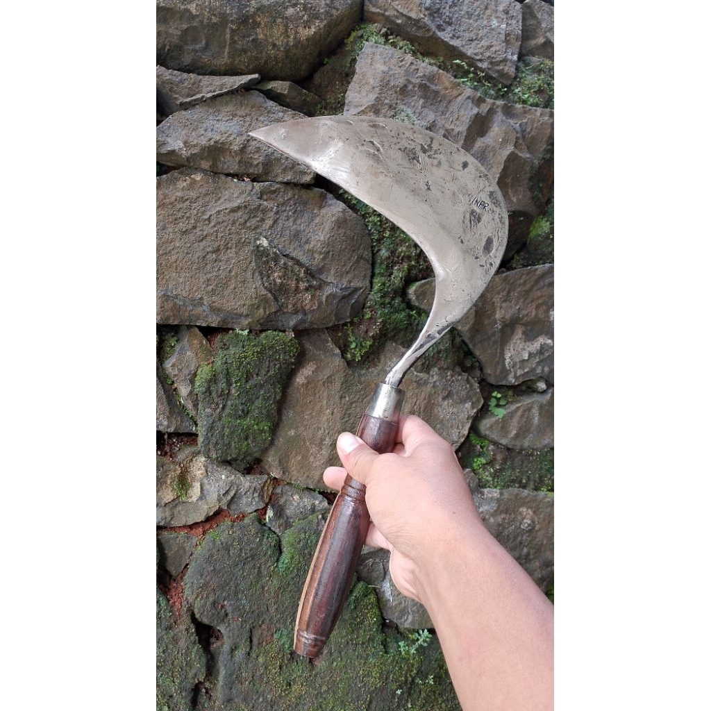 Arit/Sabit Baja Sipuhan Original Cap Sinar Bandungan Gagang Kayu Sonokeling Kualitas Premium