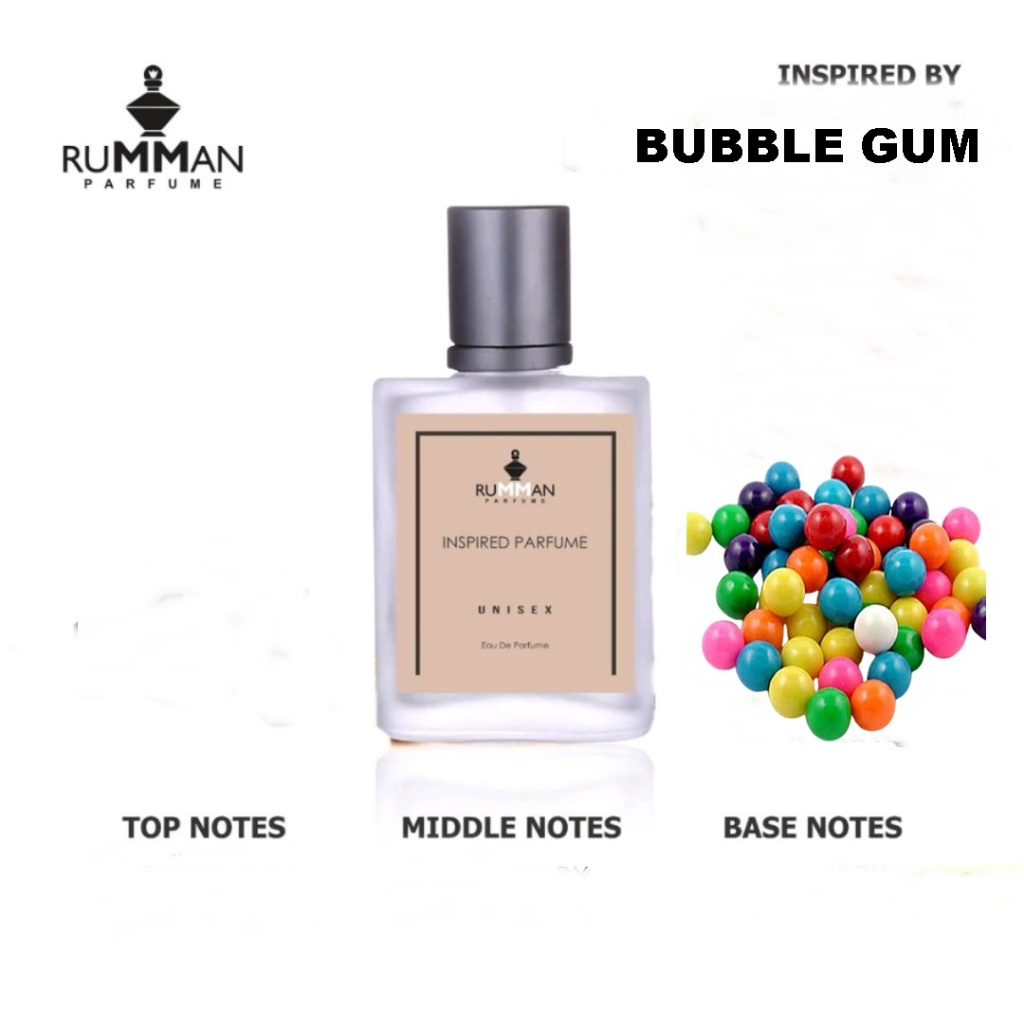 Rumman Parfum Bubble Gum Parfume Farfum Minyak Wangi Tahan Lama Pria Wanita Unisex Aroma Fruity Perm