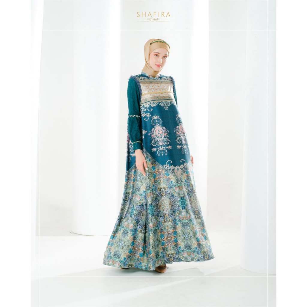 Shafira -  Gianna Dress I Gamis Panjang I Abaya Muslim Wanita