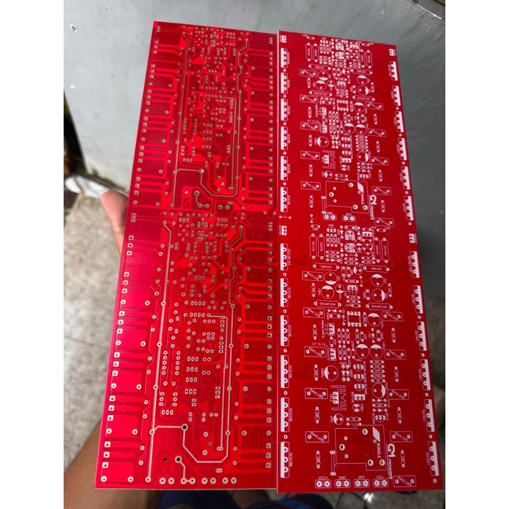 PCB OCL 2chanel 3u 35cm bahan fiber chem