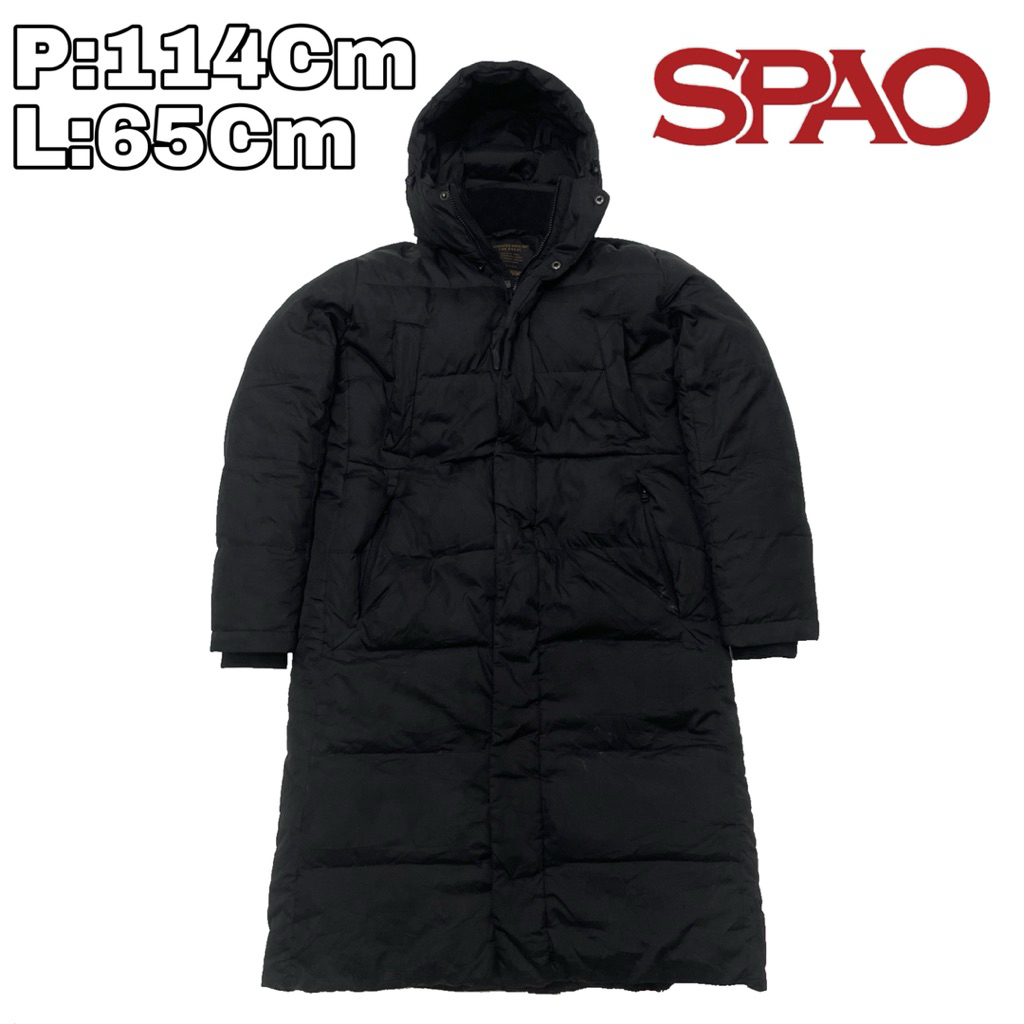 J96 Jaket Long Parka Bulang Outdoor SPAO Winter  Bulu Angsa Tebal Musim Dingin Hiking Pendaki Gunung