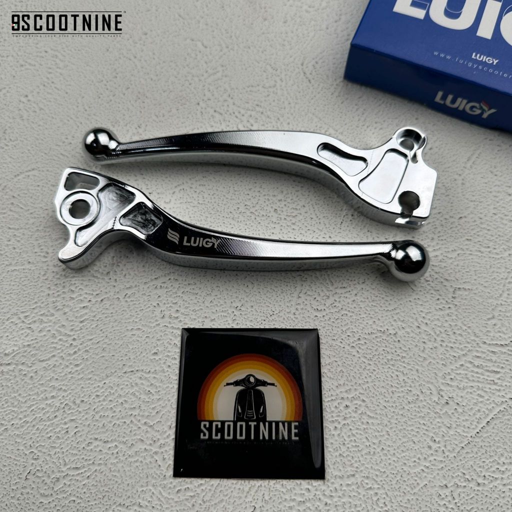 Luigy Brake Lever Handle Lever Vespa Sprint Primavera S LX LXV ADV-1 CHROME