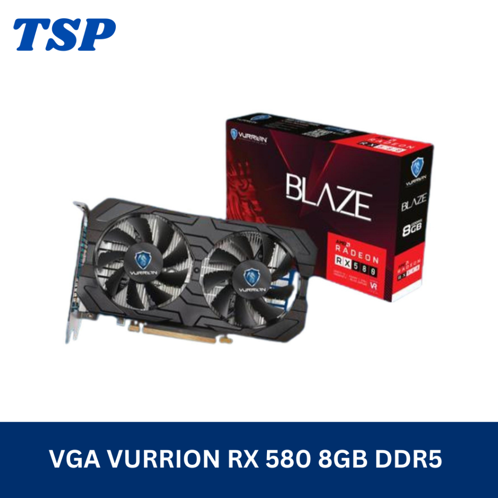 VGA VURRION RX 580 8GB DDR5 256-bit AMD