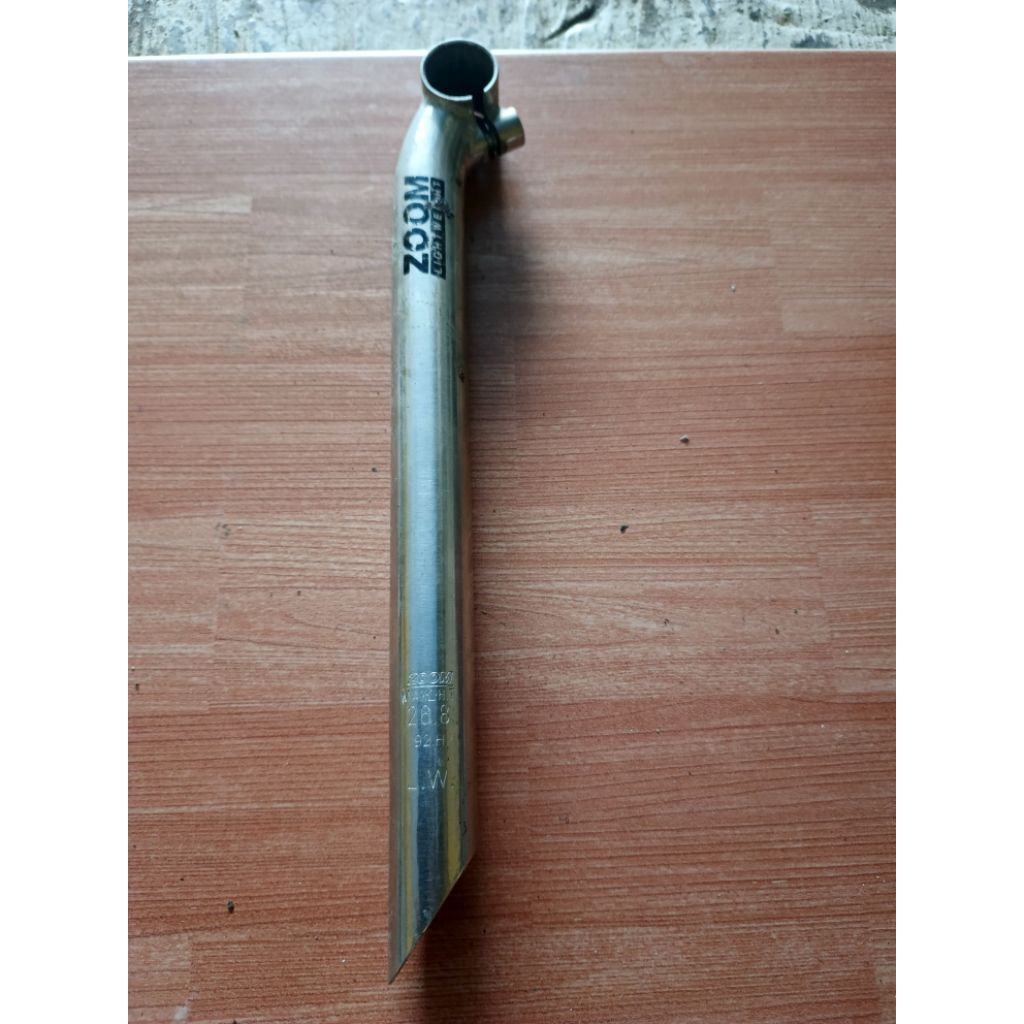 seatpost sepeda mtb vintage merk zoom 26,8 crmo nos minus tidak ada clamp
