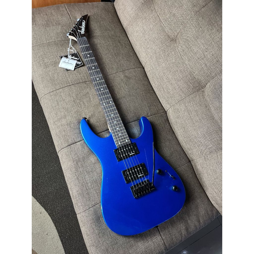 Jackson JS Series Dinky JS12 Electric Guitar, Amaranth FB, Metallic Blue