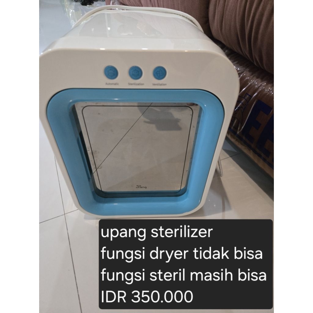 preloved upang sterilizer steril mainan botol bayi elektronik