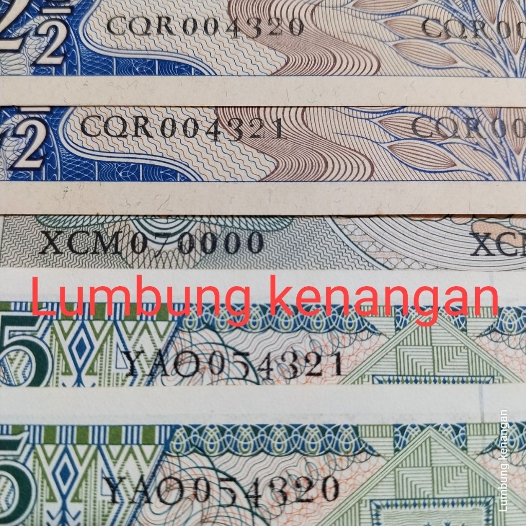 kumpulan nocan uang kuno, Nomor cantik dan unik