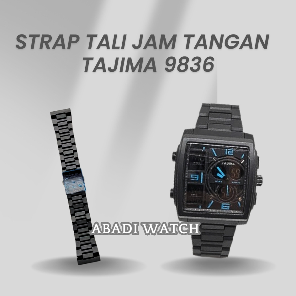 STRAP TALI JAM TANGAN TAJIMA 9836 TAJIMA9836 TAJIMA_9836
