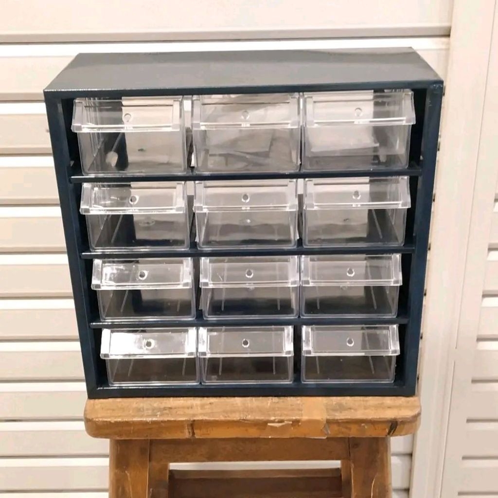 Raaco 12 / Raaco Laci isi 12 / Rak Komponen Serbaguna isi 12 Laci Merk Raaco