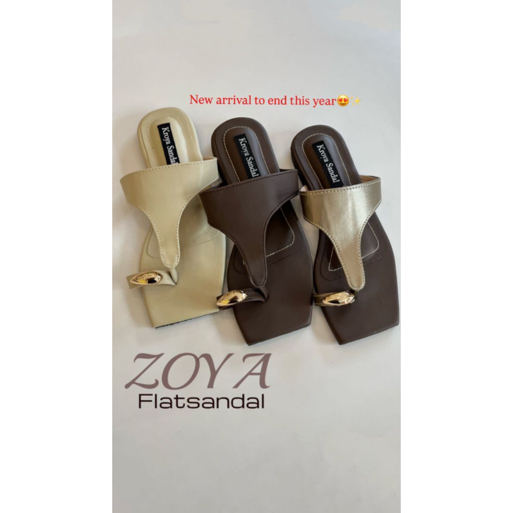 KROYA | ZOYA FLAT | SANDAL WANITA