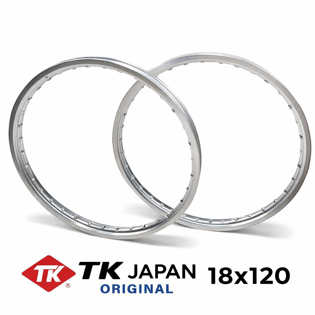 Velg Motor TK Japan Original Ring 18 Lebar 120 Velg Jari Jari Racing
