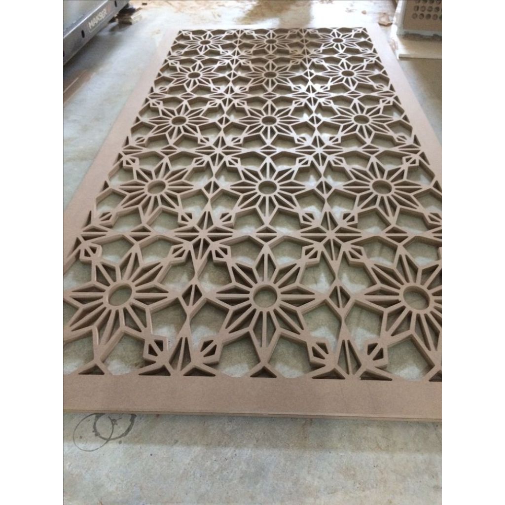 GRC Krawangan Atas Pintu | Motif Krawangan Minimalis