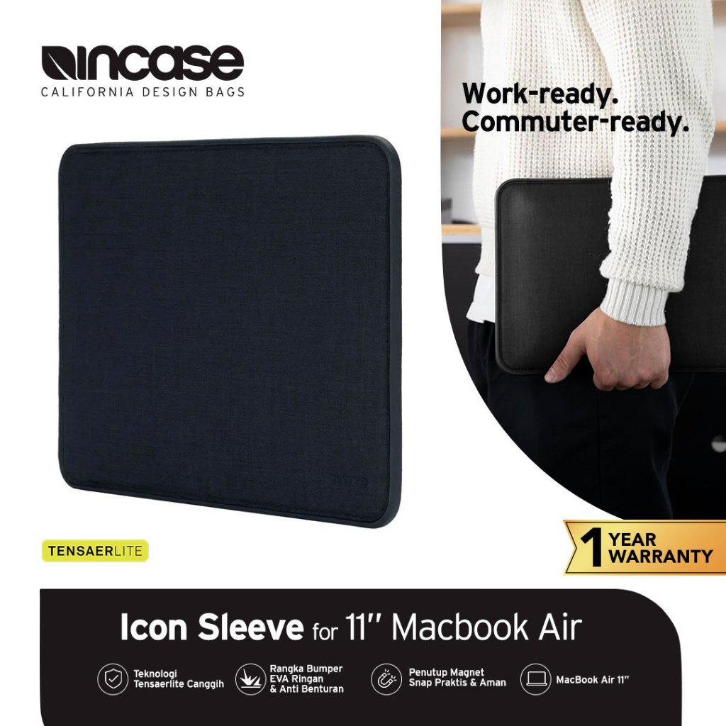 Incase Sleeve Macbook Air 11 Inch - Icon Sleeve (CL60655) Tas Laptop | Tas Macbook Air 11 Inch | Sle