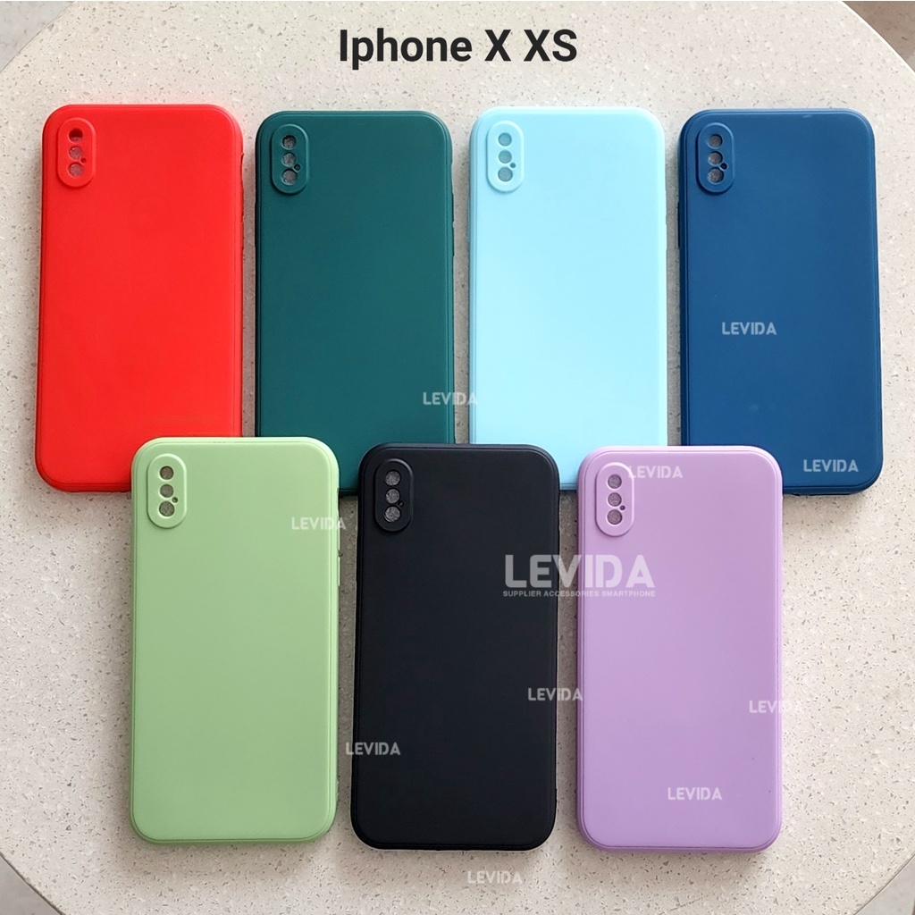 IPHONE X IPHONE XS IPHONE XR IPHONE XS MAX CASE MACARON SQUARE LIQUID CASE IPHONE X IPHONE XS IPHONE