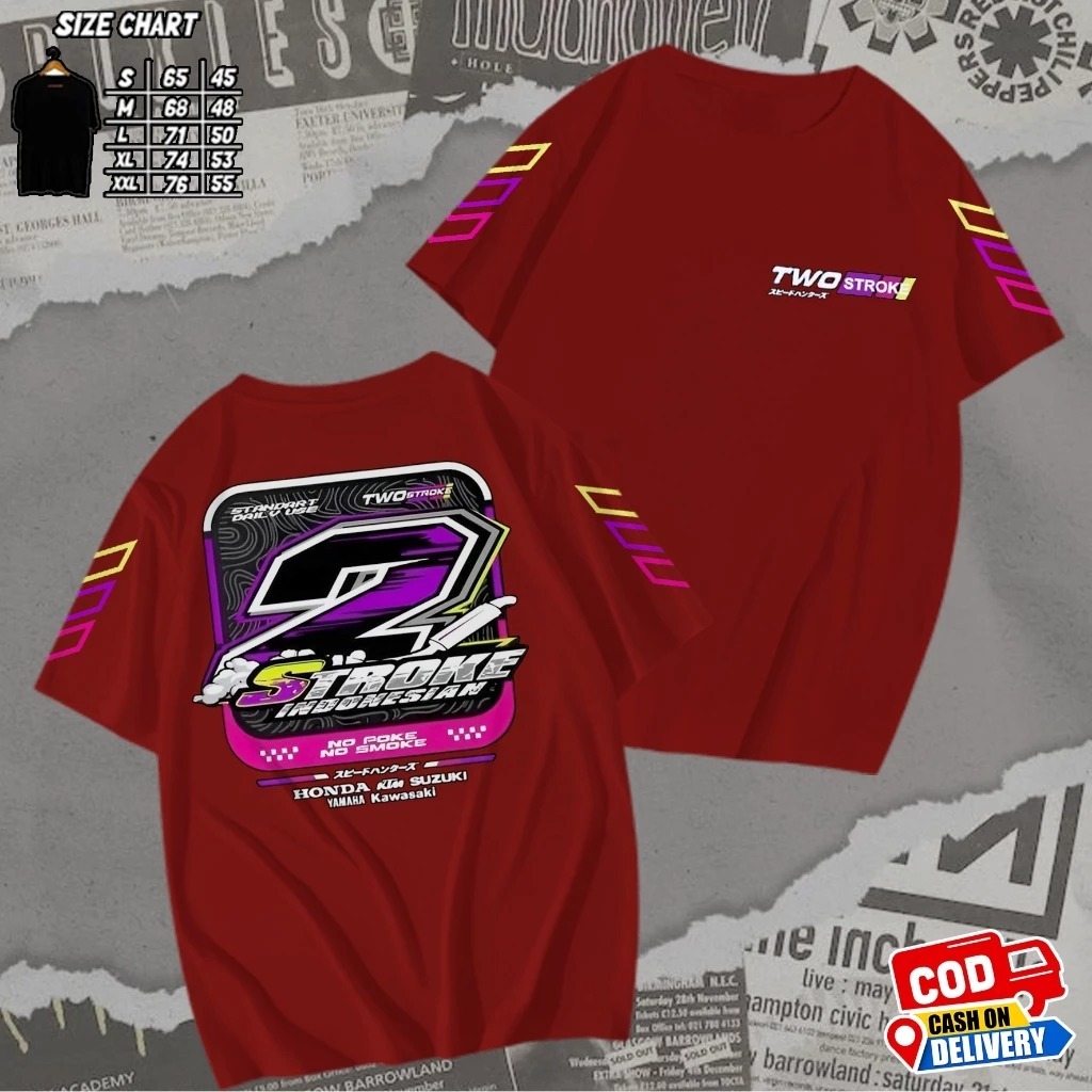KAOS Racing 2 Stroke Indonesia KAOS DISTRO Racing 2 Stroke Indonesia PRIA WANITA