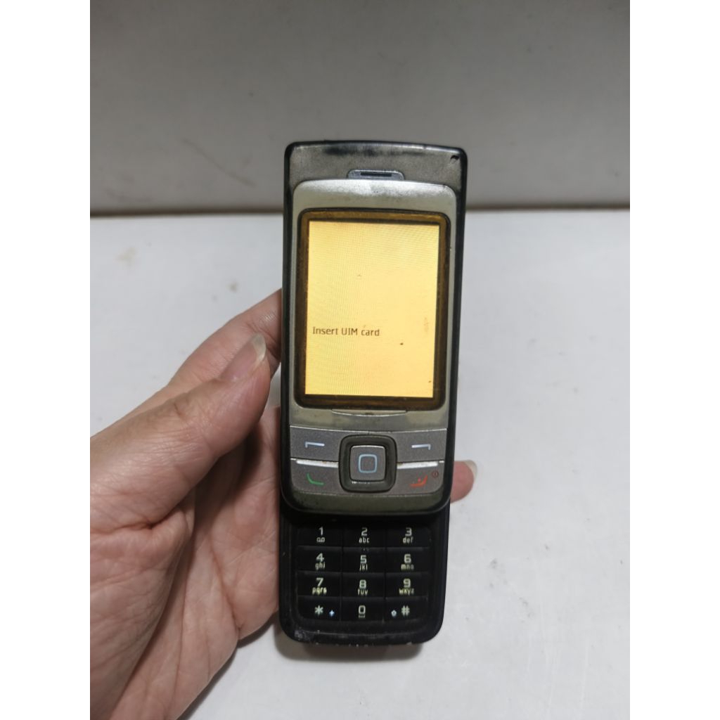 HP NOKIA 6265 SLIDING PHONE ORIGINAL NOKIA UNIT NORMAL HP SECOND JADUL UNIK LANGKA