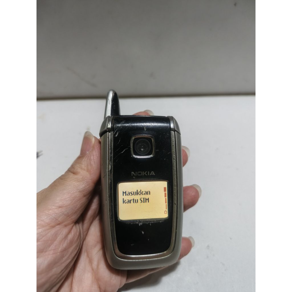 HP NOKIA 6101 FLIP ORIGINAL NOKIA UNIT NORMAL HP SECOND JADUL UNIK LANGKA