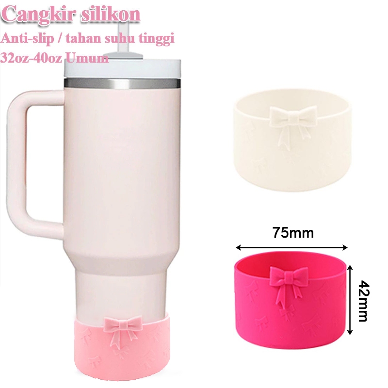 Karet Alas Tumbler Pelindung Tumbler Silicone Pelindung Botol Minum Tumbler Diameter 7.5cm Botol Min