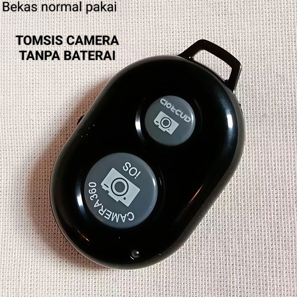 remot control camera bluetooth/selfie tanpa baterai (produk preloved)